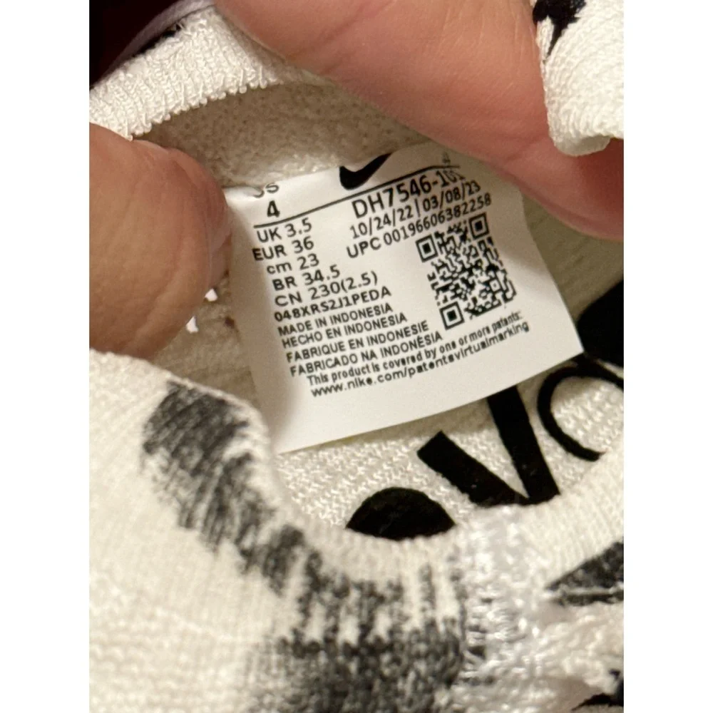 Nike ISPA MindBody Black and White Flyknit Sneakers
